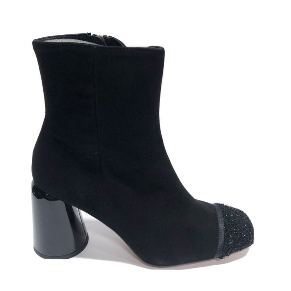 Castaner Women’s Kaori Black Suede Ankle Boot Size US7.5 M EU38